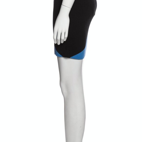 Ronny Kobo Colorblock Pattern Mini Skirt, L - Picture 2 of 3